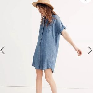 Madewell Courier Button Down Denim Dress
